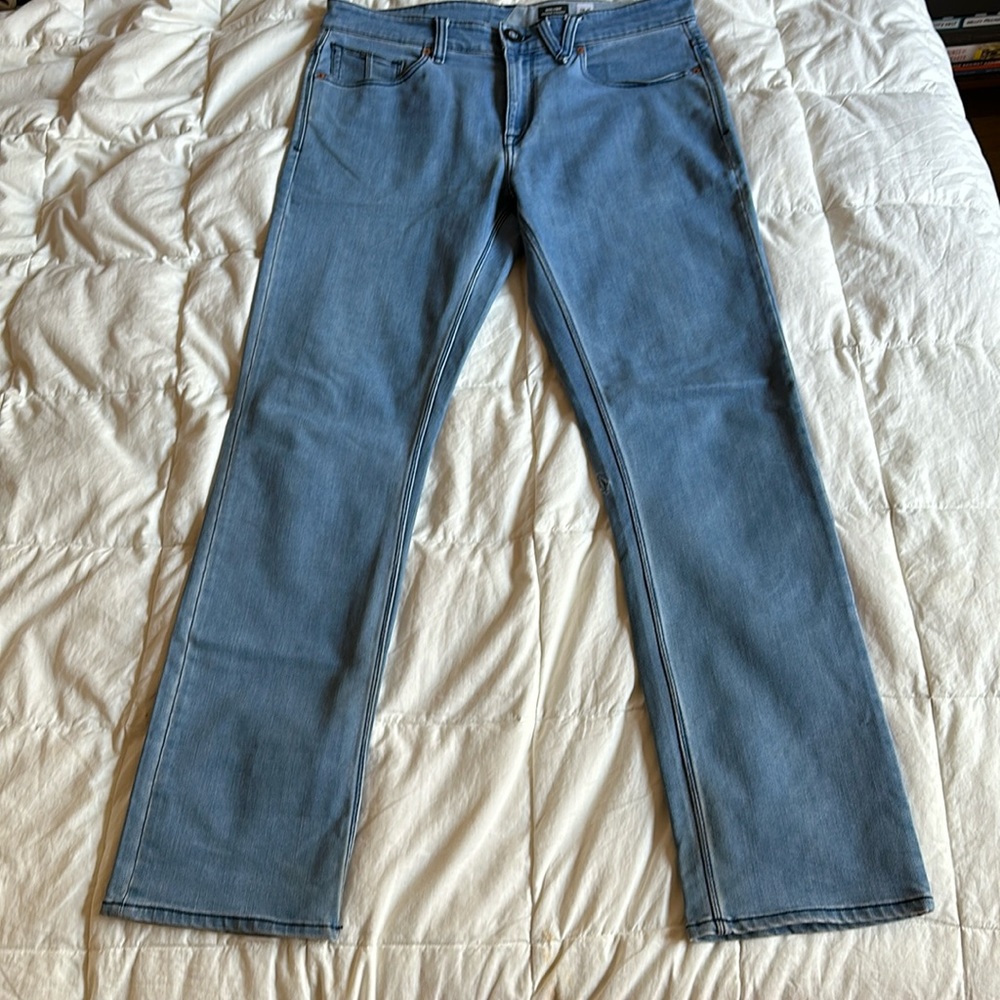 Volcom light blue jeans 34 x 31